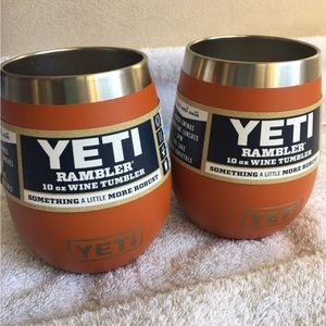 Limited Edition- YETI CLAY WINE Rambler Set of Two!!!